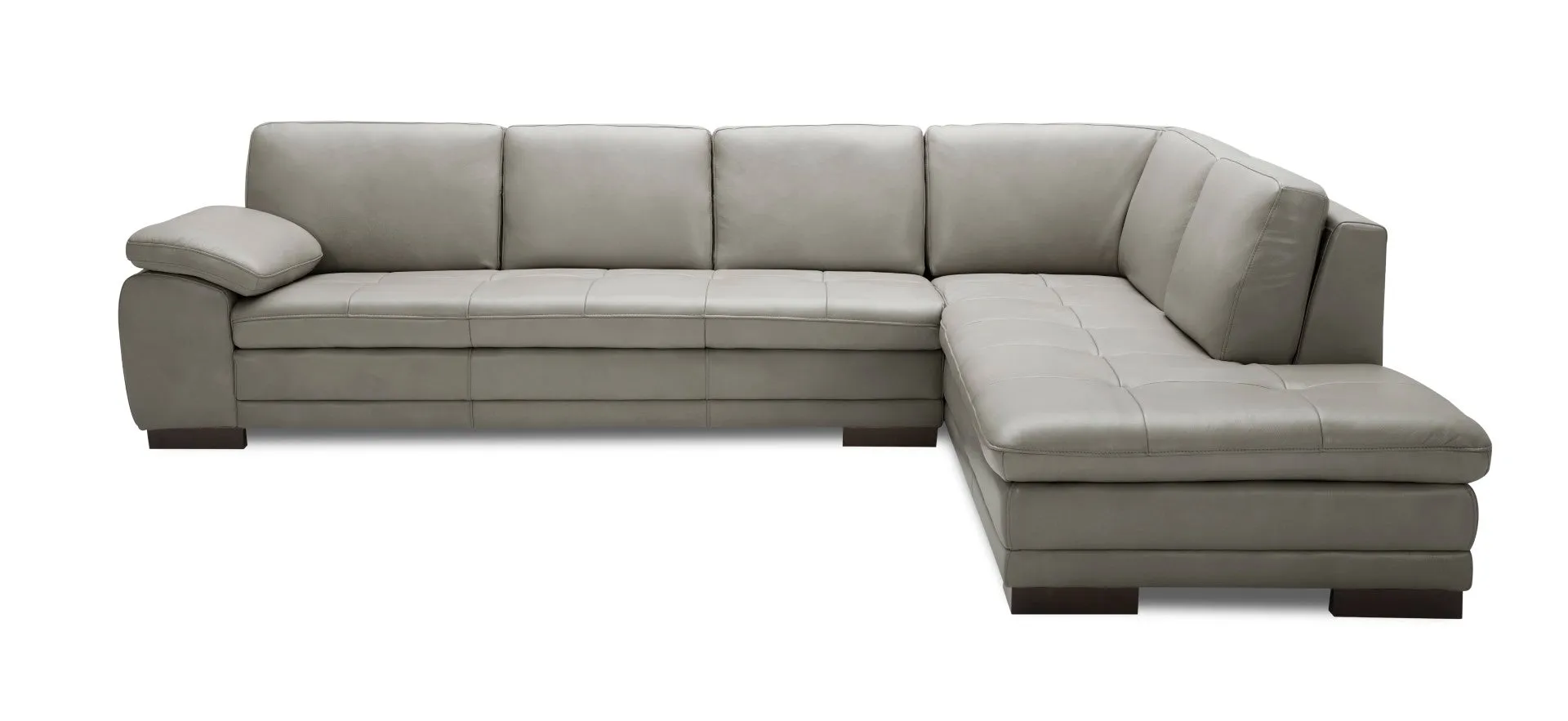 625 Italian Leather Sectional Sofa - Luxurious Comfort with High-Density Foam for Ultimate Support