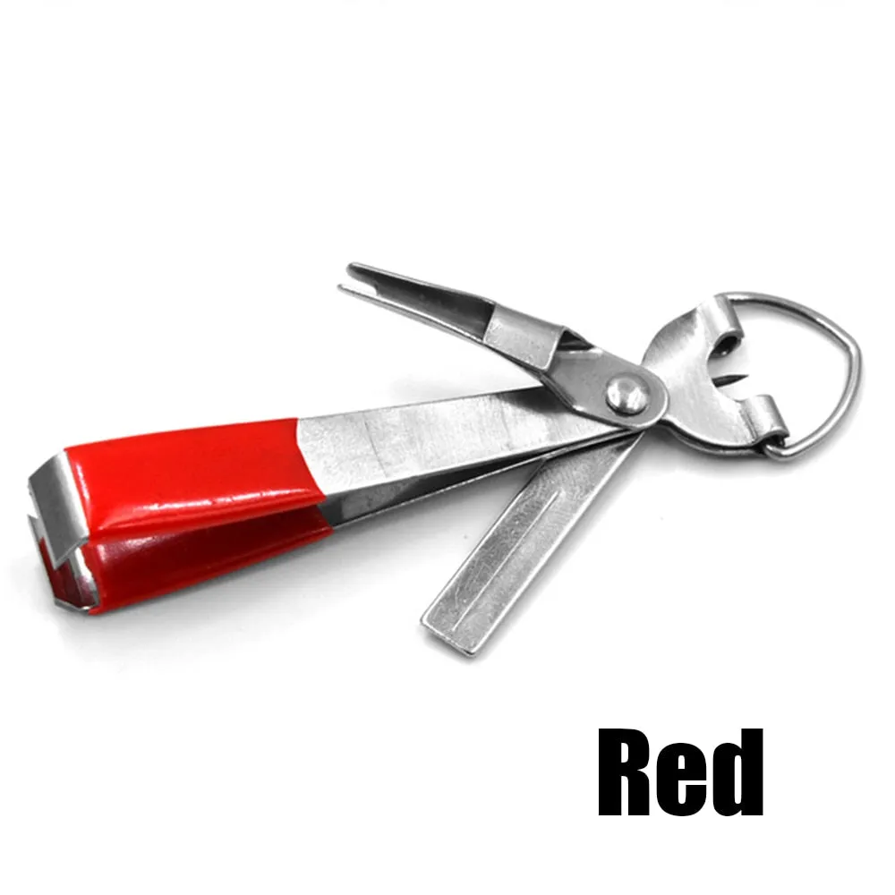 Fishing Quick Knot Tool Fast Tie Nail Knotter  Line Cutter Clipper Nipper Hook Sharpener Fly Tying Tool