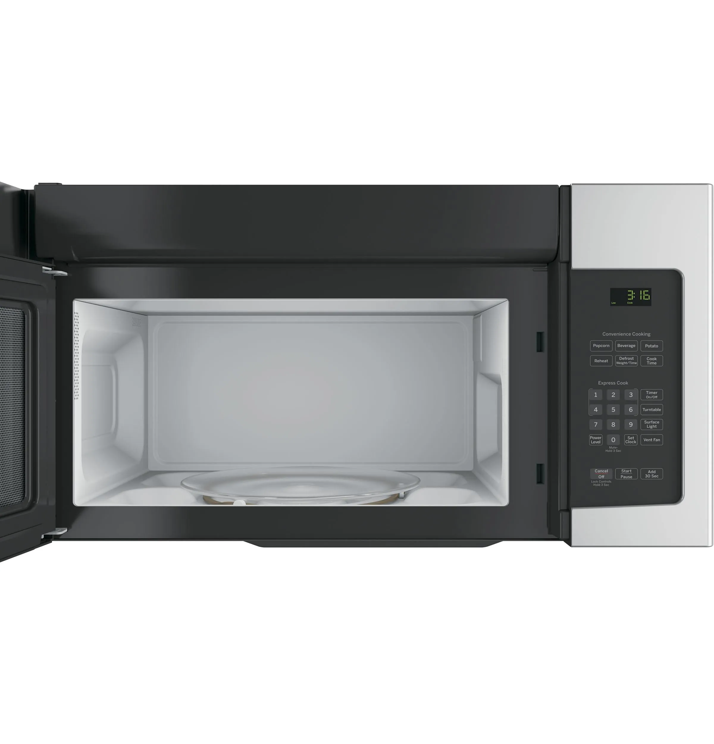 JVM3162RJSS GE® 1.6 Cu. Ft. Over-the-Range Microwave Oven