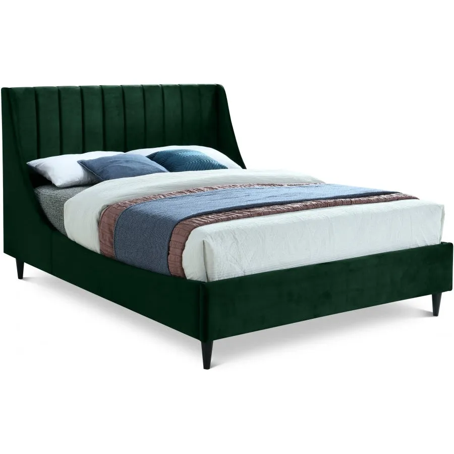 Meridian Furniture Eva Velvet Bed