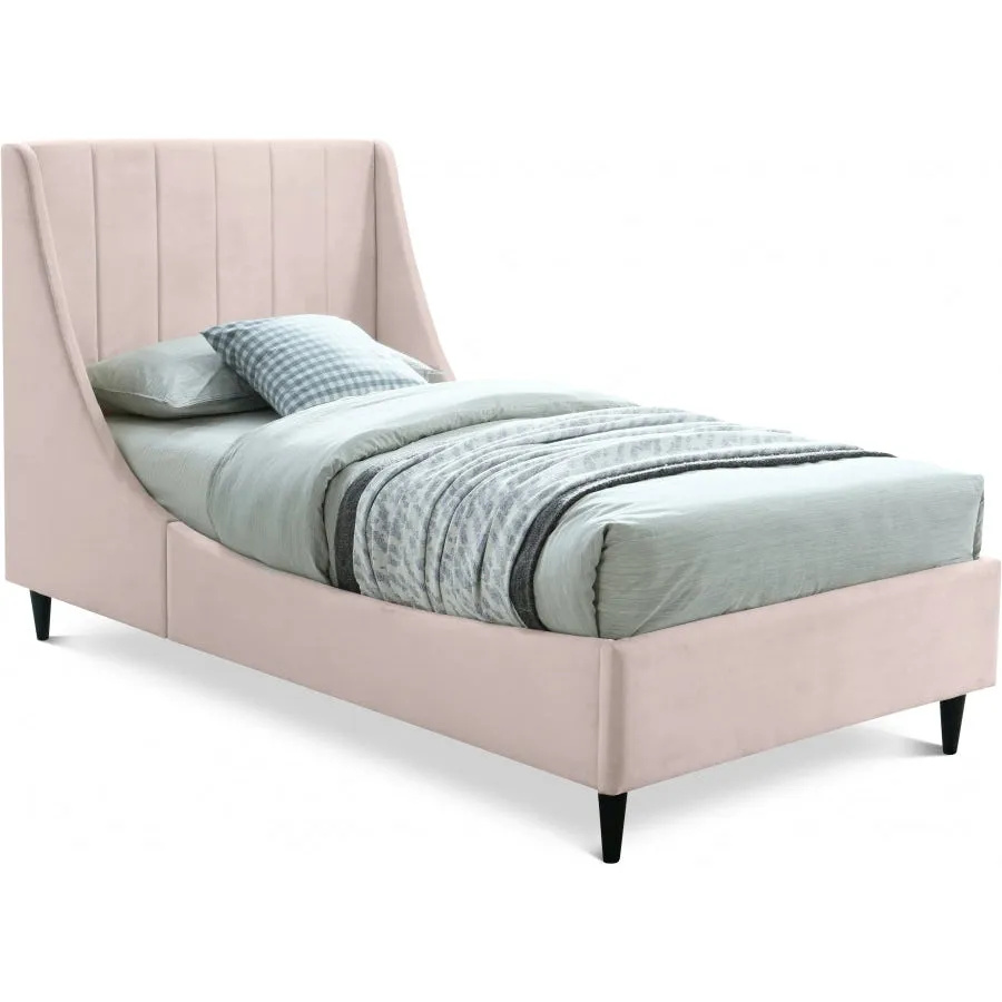 Meridian Furniture Eva Velvet Bed