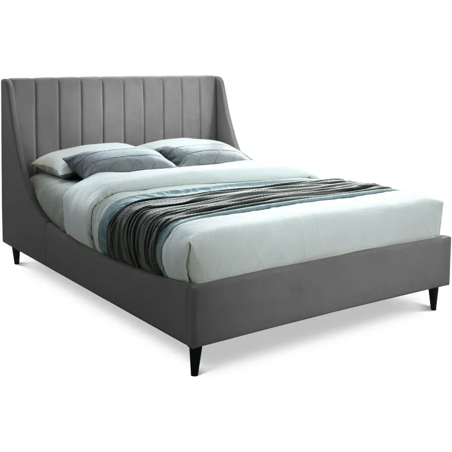 Meridian Furniture Eva Velvet Bed