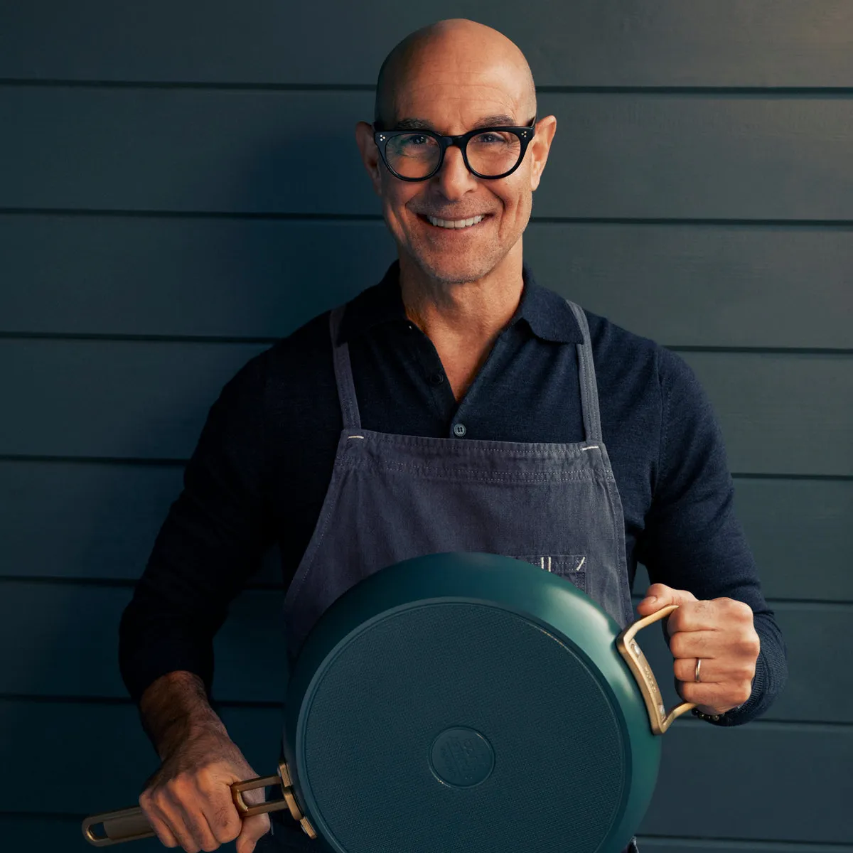 Stanley Tucci™ Ceramic Nonstick 8" and 10" Frypan Set | Venetian Teal